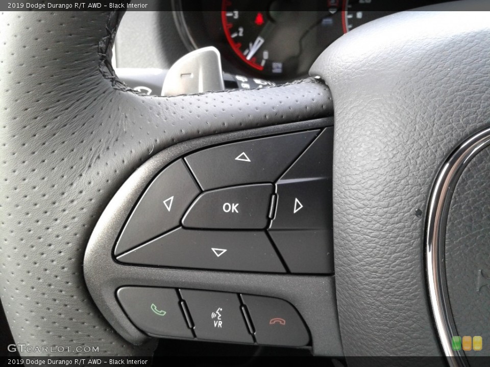 Black Interior Steering Wheel for the 2019 Dodge Durango R/T AWD #131803415