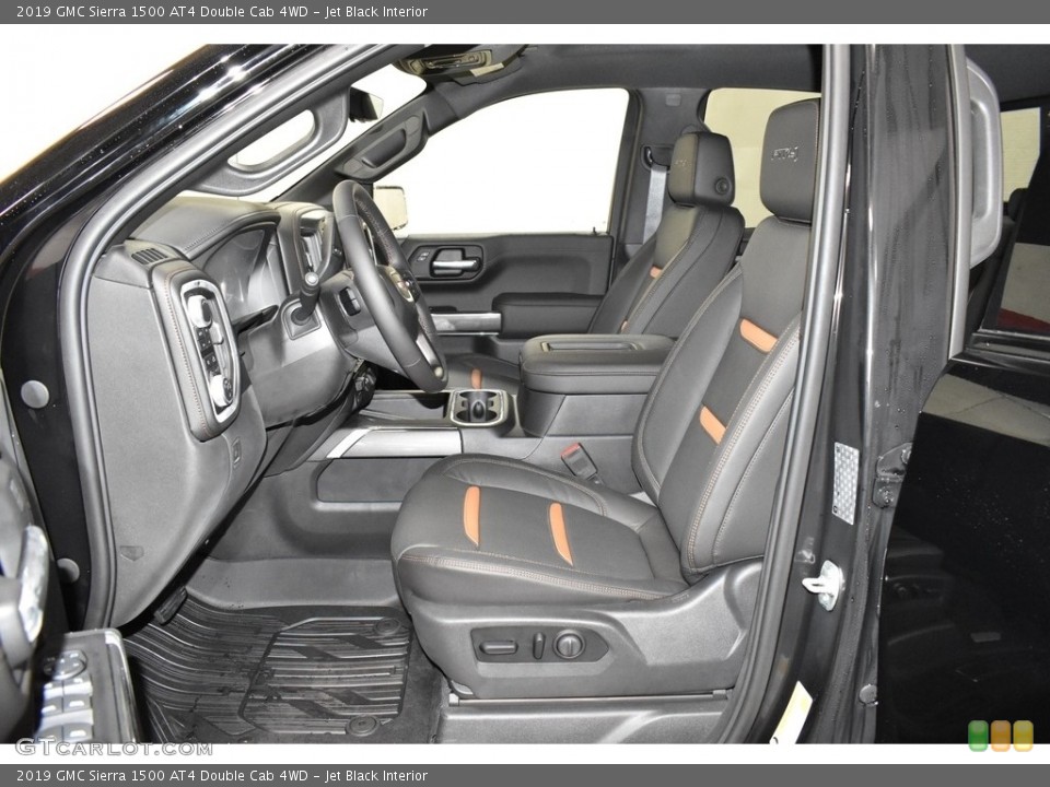 Jet Black Interior Photo for the 2019 GMC Sierra 1500 AT4 Double Cab 4WD #131808760