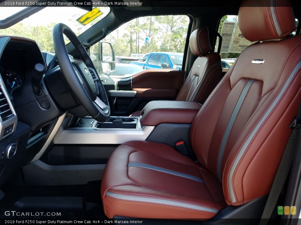 Dark Marsala Interior Photo for the 2019 Ford F250 Super Duty Platinum Crew Cab 4x4 #131811454