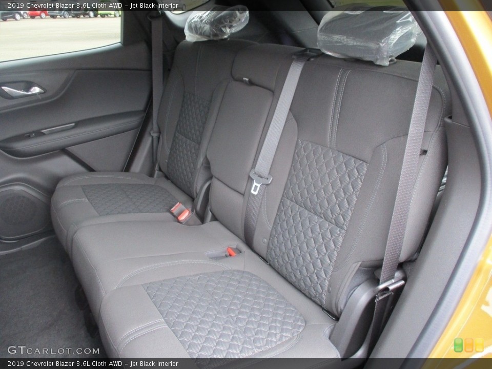 Jet Black Interior Rear Seat for the 2019 Chevrolet Blazer 3.6L Cloth AWD #131812506