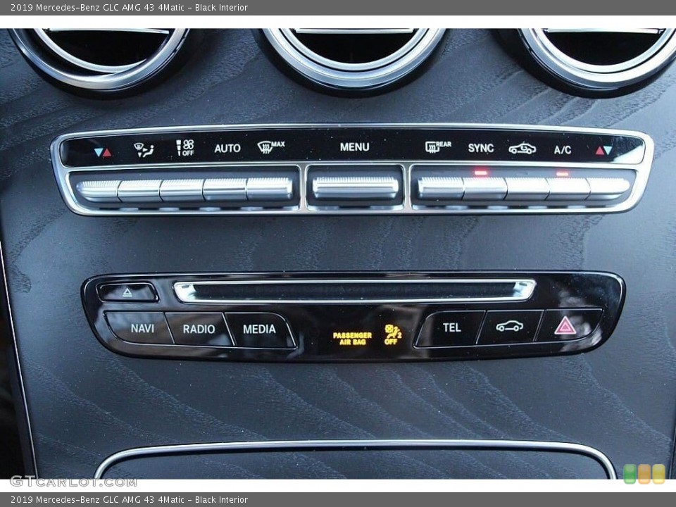 Black Interior Controls for the 2019 Mercedes-Benz GLC AMG 43 4Matic #131822853