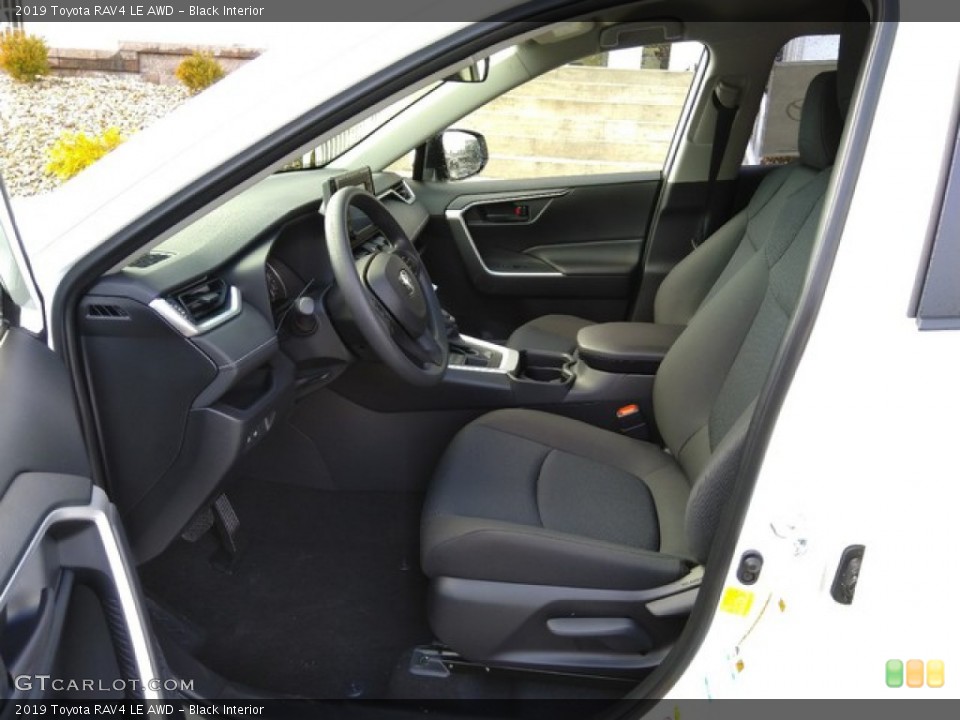 Black Interior Front Seat for the 2019 Toyota RAV4 LE AWD #131827941