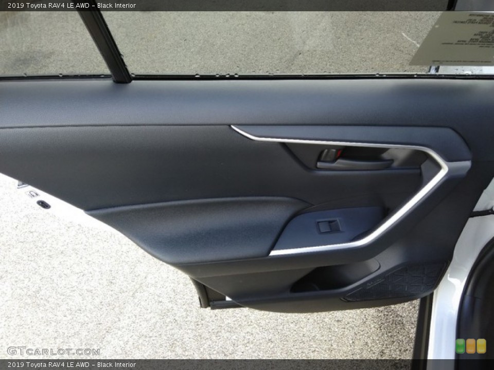 Black Interior Door Panel for the 2019 Toyota RAV4 LE AWD #131827999