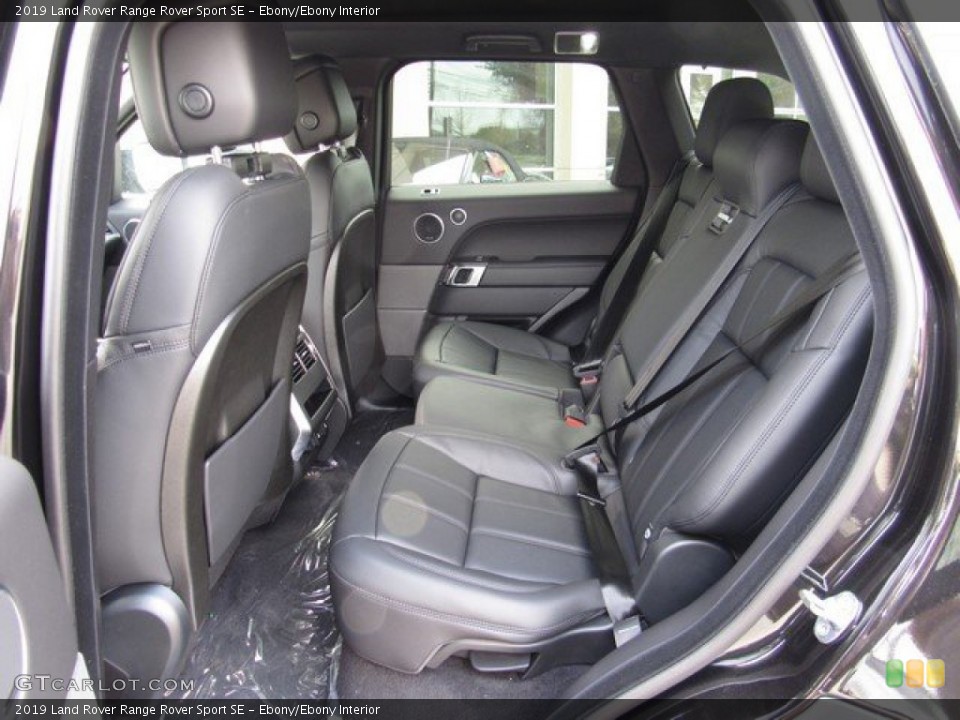 Ebony/Ebony Interior Rear Seat for the 2019 Land Rover Range Rover Sport SE #131829654