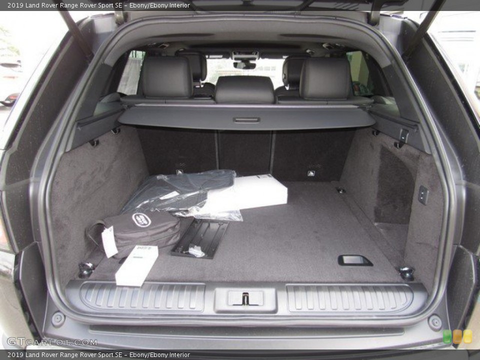 Ebony/Ebony Interior Trunk for the 2019 Land Rover Range Rover Sport SE #131829732