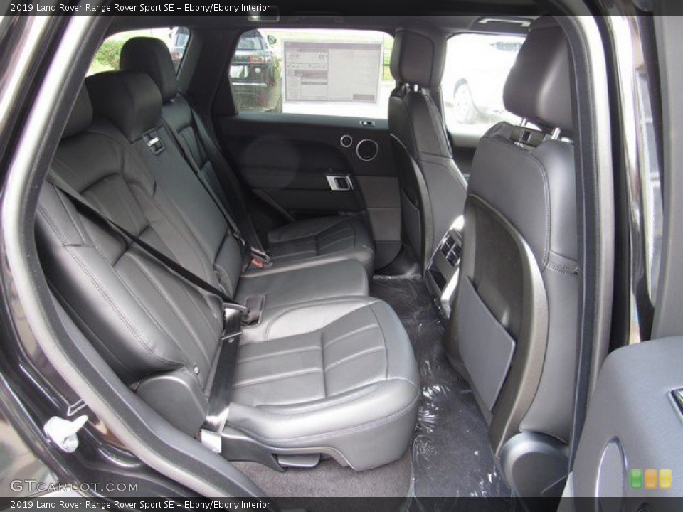 Ebony/Ebony Interior Rear Seat for the 2019 Land Rover Range Rover Sport SE #131829759