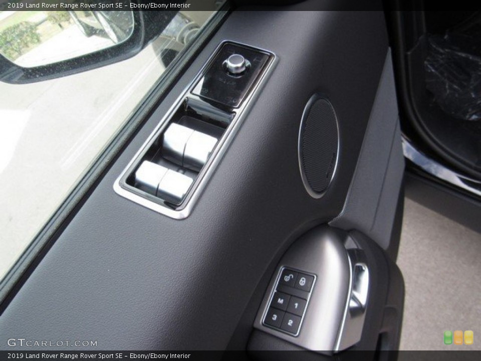 Ebony/Ebony Interior Controls for the 2019 Land Rover Range Rover Sport SE #131829849