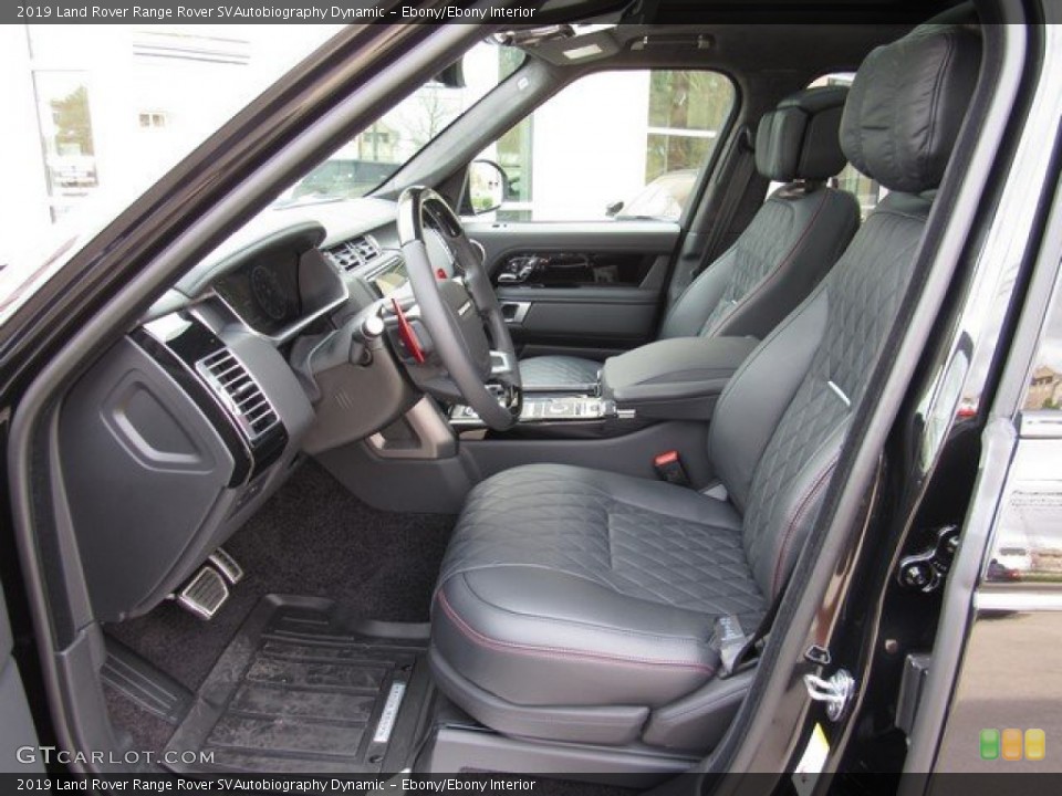 Ebony/Ebony Interior Photo for the 2019 Land Rover Range Rover SVAutobiography Dynamic #131830152