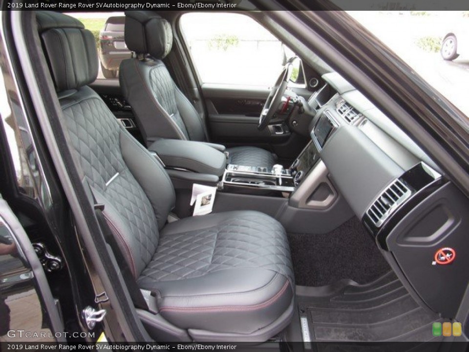 Ebony/Ebony Interior Front Seat for the 2019 Land Rover Range Rover SVAutobiography Dynamic #131830188