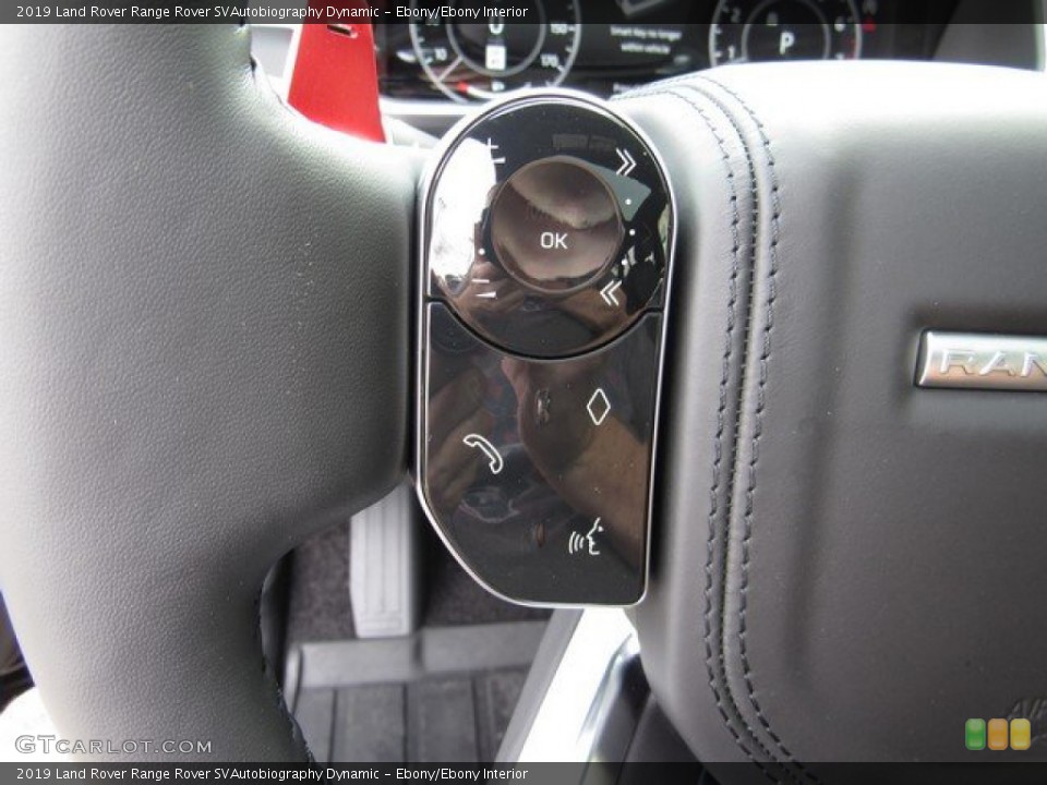 Ebony/Ebony Interior Steering Wheel for the 2019 Land Rover Range Rover SVAutobiography Dynamic #131830680