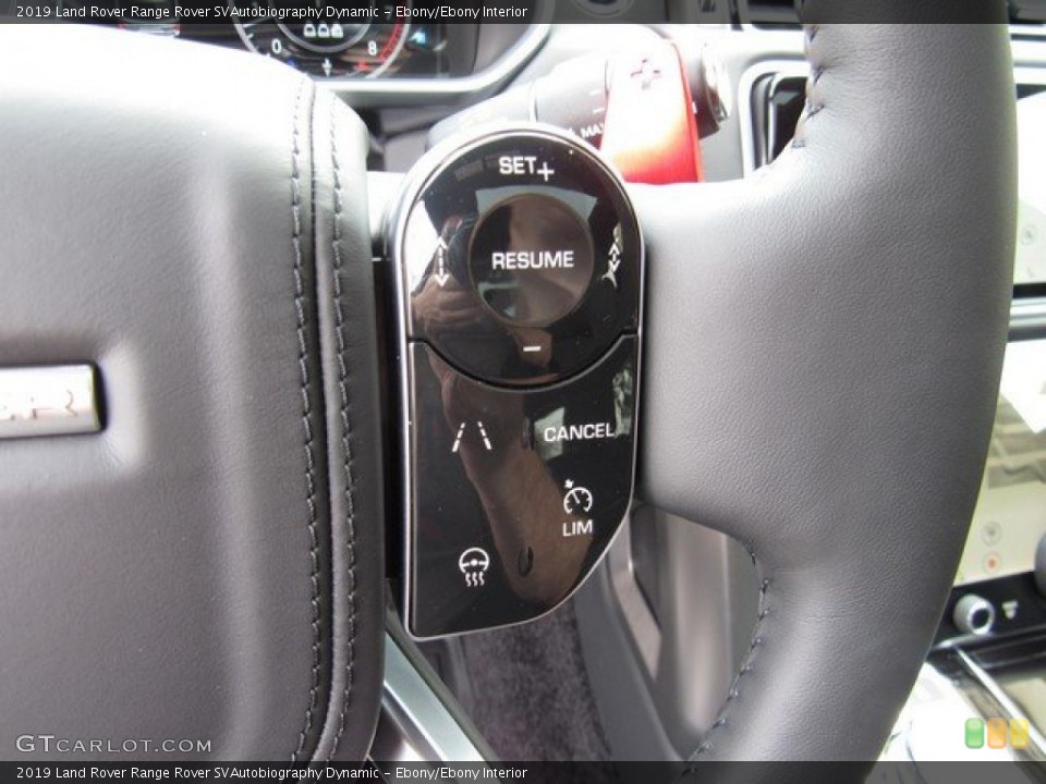 Ebony/Ebony Interior Steering Wheel for the 2019 Land Rover Range Rover SVAutobiography Dynamic #131830698