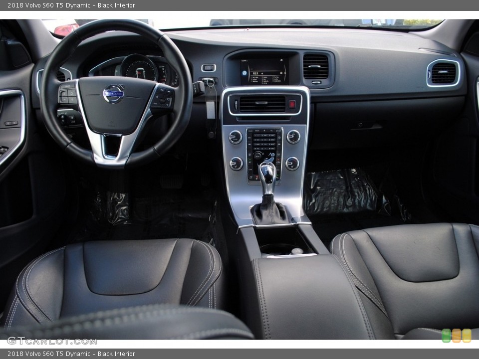Black Interior Dashboard for the 2018 Volvo S60 T5 Dynamic #131830974