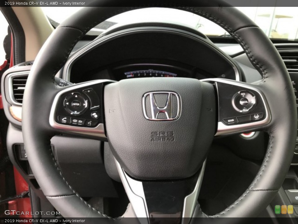 Ivory Interior Steering Wheel for the 2019 Honda CR-V EX-L AWD #131832945