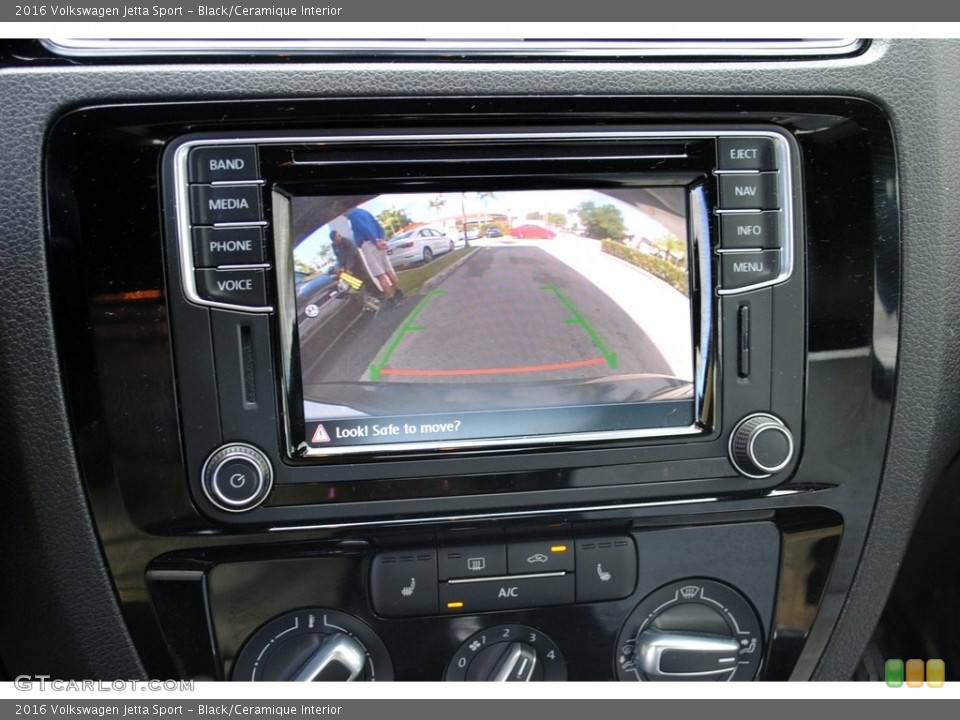 Black/Ceramique Interior Controls for the 2016 Volkswagen Jetta Sport #131835018