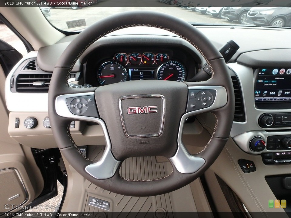 Cocoa/Dune Interior Steering Wheel for the 2019 GMC Yukon SLT 4WD #131837747