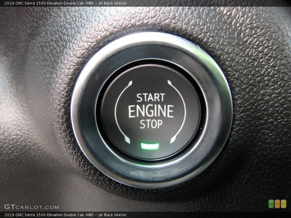 Jet Black Interior Controls for the 2019 GMC Sierra 1500 Elevation Double Cab 4WD #131839581