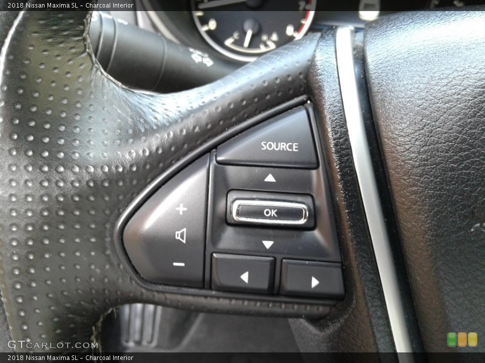 Charcoal Interior Steering Wheel for the 2018 Nissan Maxima SL #131844318