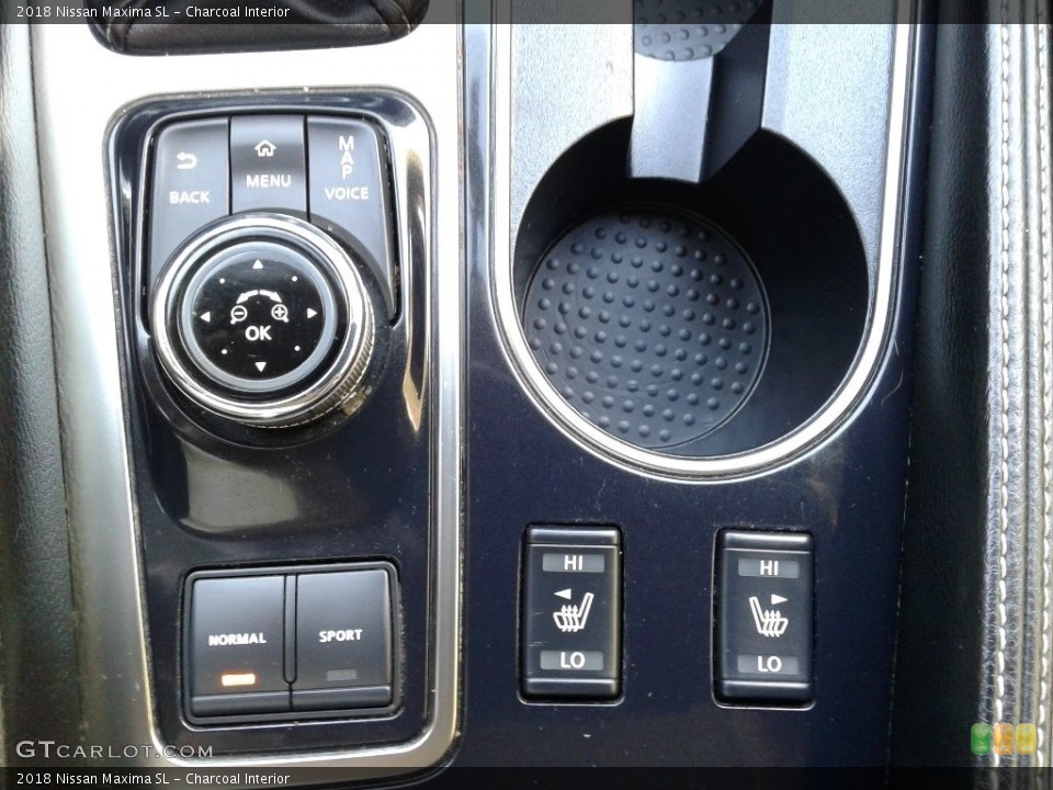 Charcoal Interior Controls for the 2018 Nissan Maxima SL #131844486