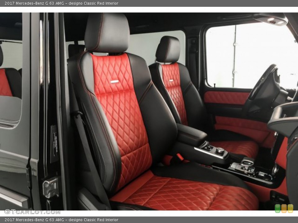 designo Classic Red Interior Front Seat for the 2017 Mercedes-Benz G 63 AMG #131846226