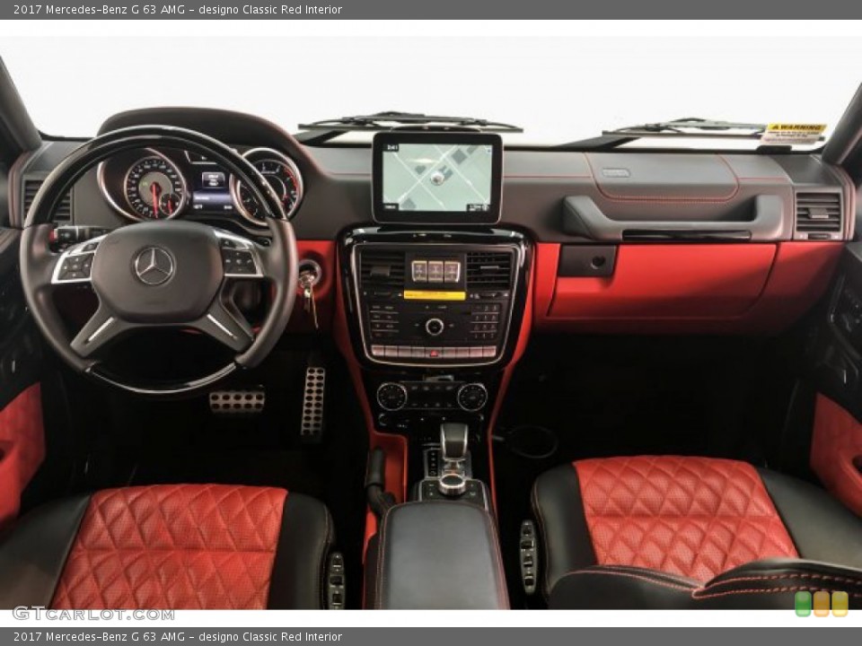 designo Classic Red Interior Photo for the 2017 Mercedes-Benz G 63 AMG #131846421