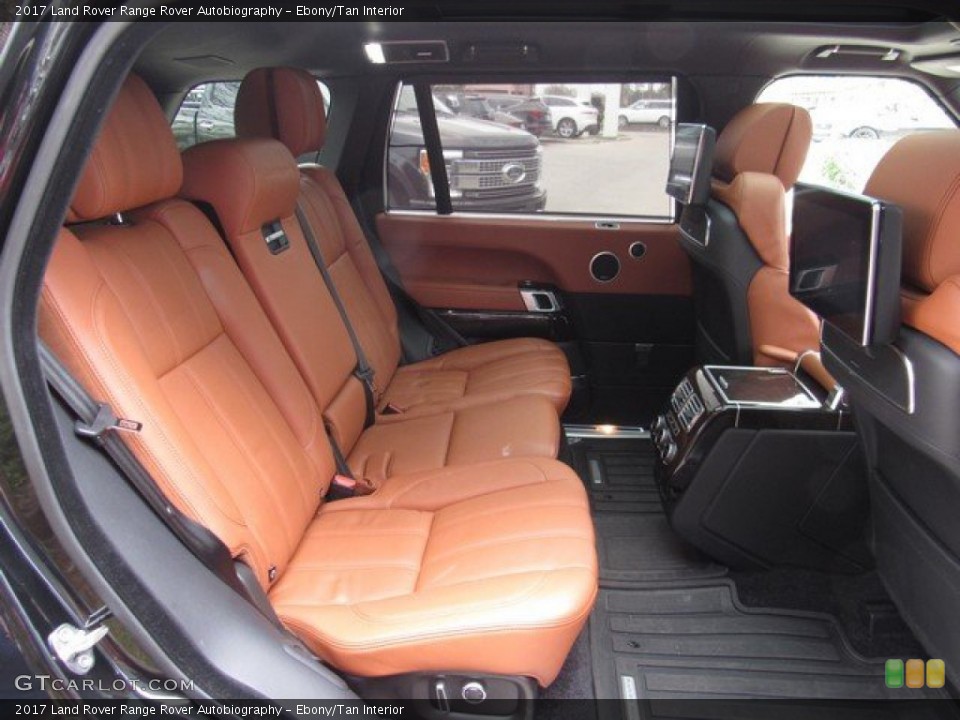 Ebony/Tan Interior Rear Seat for the 2017 Land Rover Range Rover Autobiography #131859074
