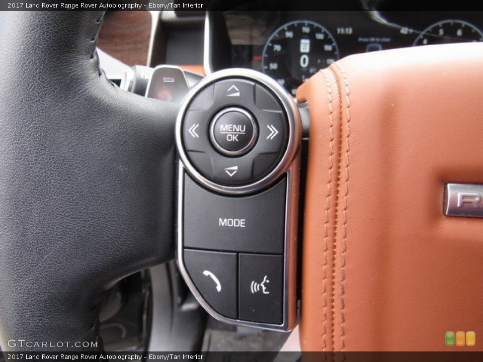 Ebony/Tan Interior Steering Wheel for the 2017 Land Rover Range Rover Autobiography #131859224