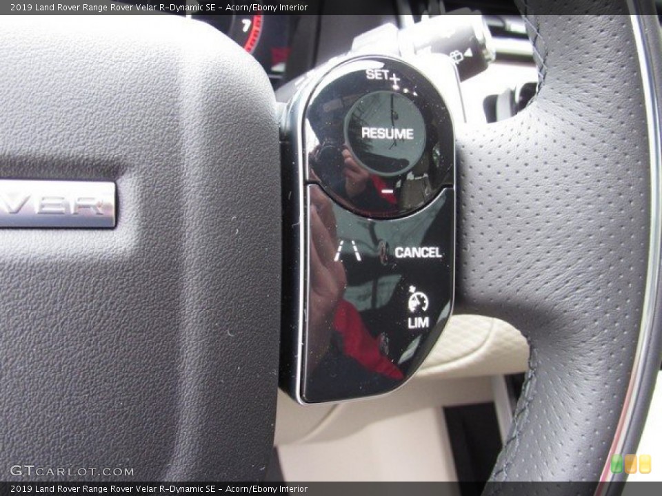 Acorn/Ebony Interior Steering Wheel for the 2019 Land Rover Range Rover Velar R-Dynamic SE #131864711