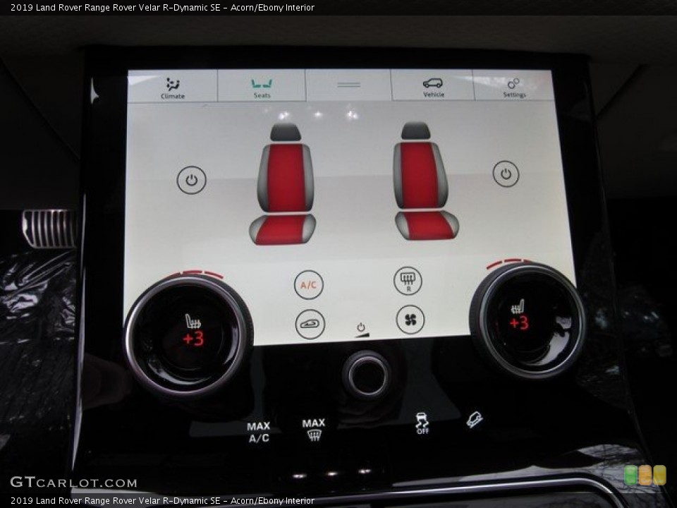 Acorn/Ebony Interior Controls for the 2019 Land Rover Range Rover Velar R-Dynamic SE #131864831