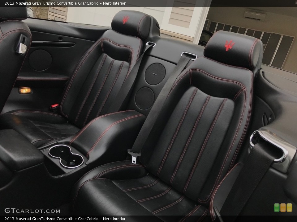 Nero Interior Rear Seat for the 2013 Maserati GranTurismo Convertible GranCabrio #131870081