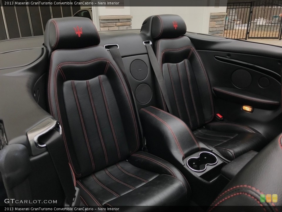 Nero Interior Rear Seat for the 2013 Maserati GranTurismo Convertible GranCabrio #131870108