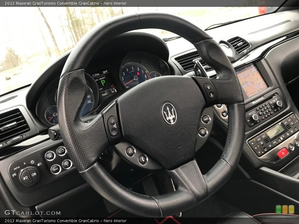 Nero Interior Steering Wheel for the 2013 Maserati GranTurismo Convertible GranCabrio #131870879