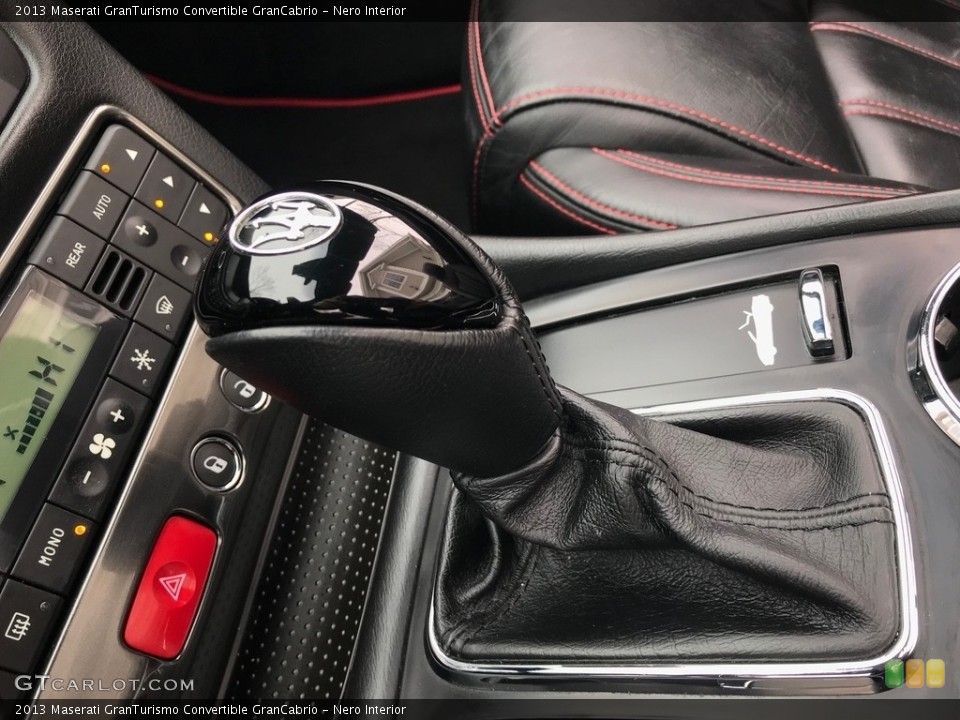 Nero Interior Transmission for the 2013 Maserati GranTurismo Convertible GranCabrio #131871261