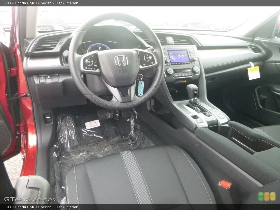 Black Interior Front Seat for the 2019 Honda Civic LX Sedan #131889202
