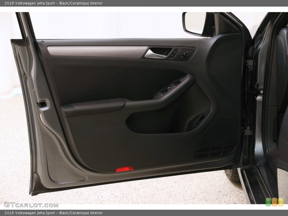 Black/Ceramique Interior Door Panel for the 2016 Volkswagen Jetta Sport #131894885