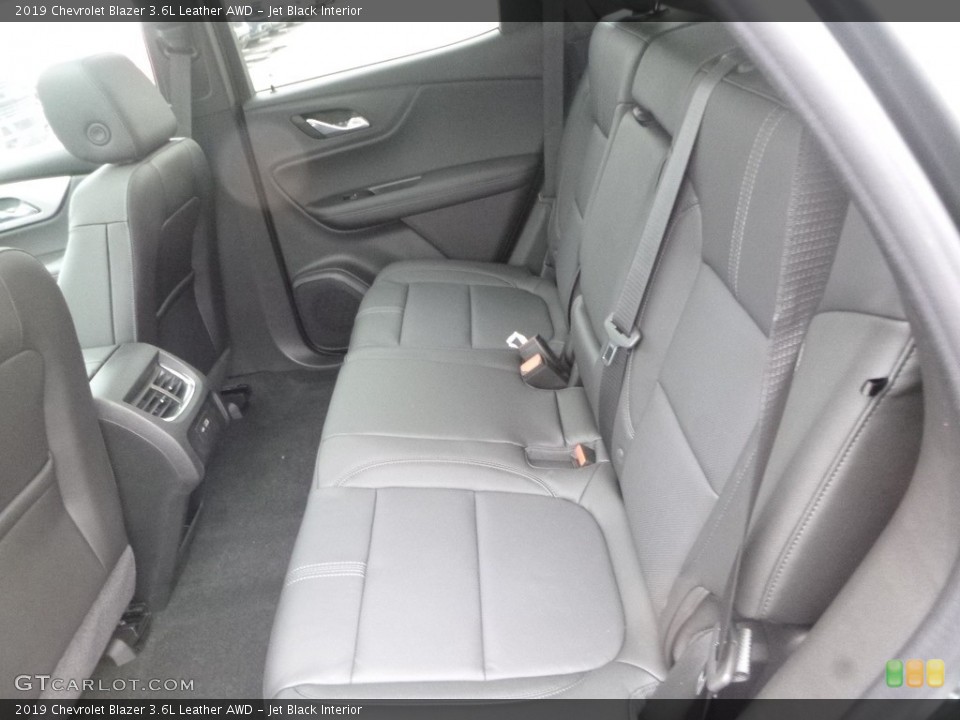 Jet Black Interior Rear Seat for the 2019 Chevrolet Blazer 3.6L Leather AWD #131912946