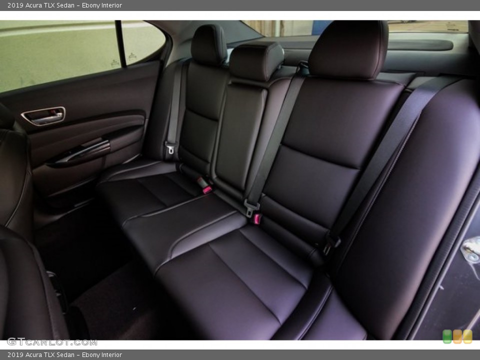 Ebony Interior Rear Seat for the 2019 Acura TLX Sedan #131919090