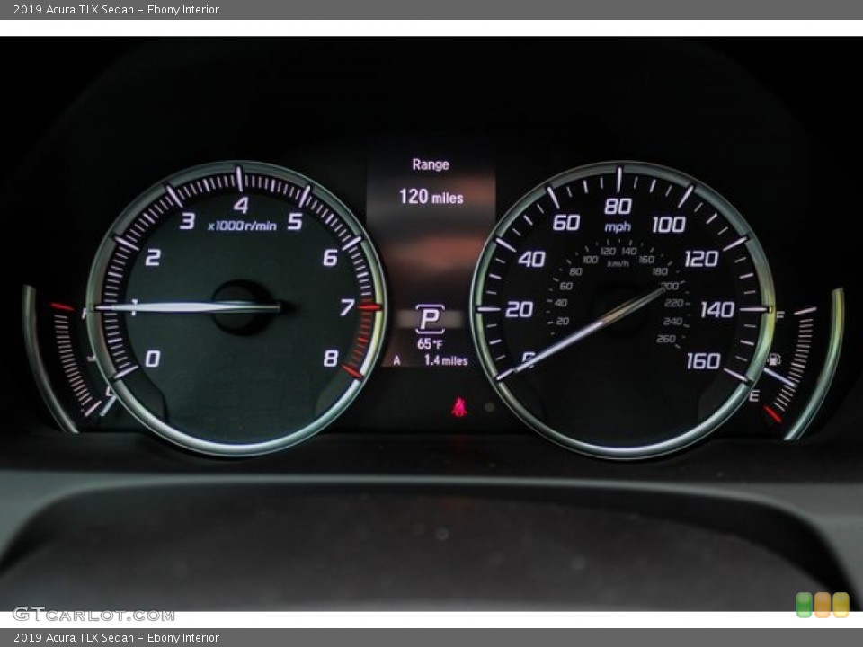 Ebony Interior Gauges for the 2019 Acura TLX Sedan #131919303