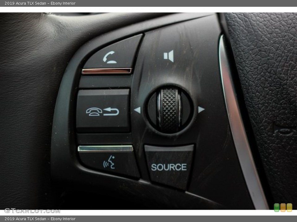 Ebony Interior Steering Wheel for the 2019 Acura TLX Sedan #131919333