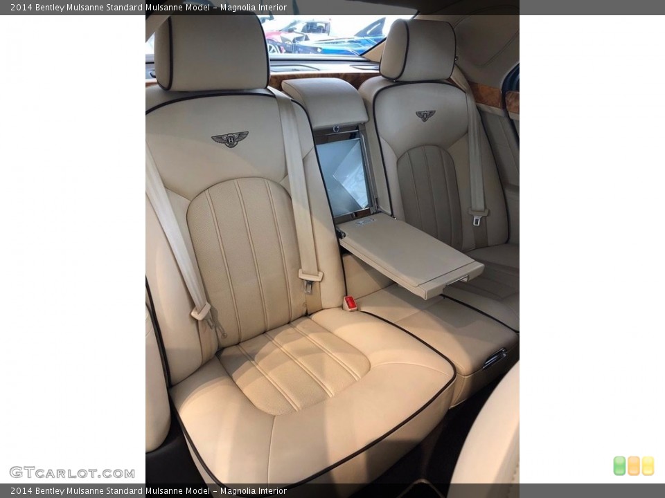 Magnolia Interior Rear Seat for the 2014 Bentley Mulsanne  #131919399