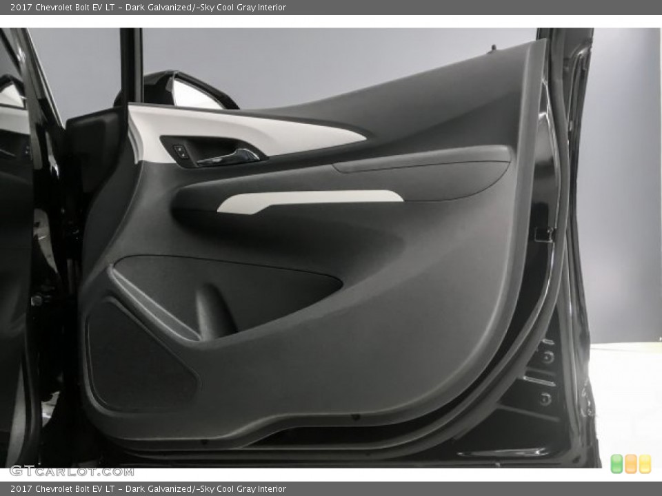 Dark Galvanized/­Sky Cool Gray Interior Door Panel for the 2017 Chevrolet Bolt EV LT #131931161