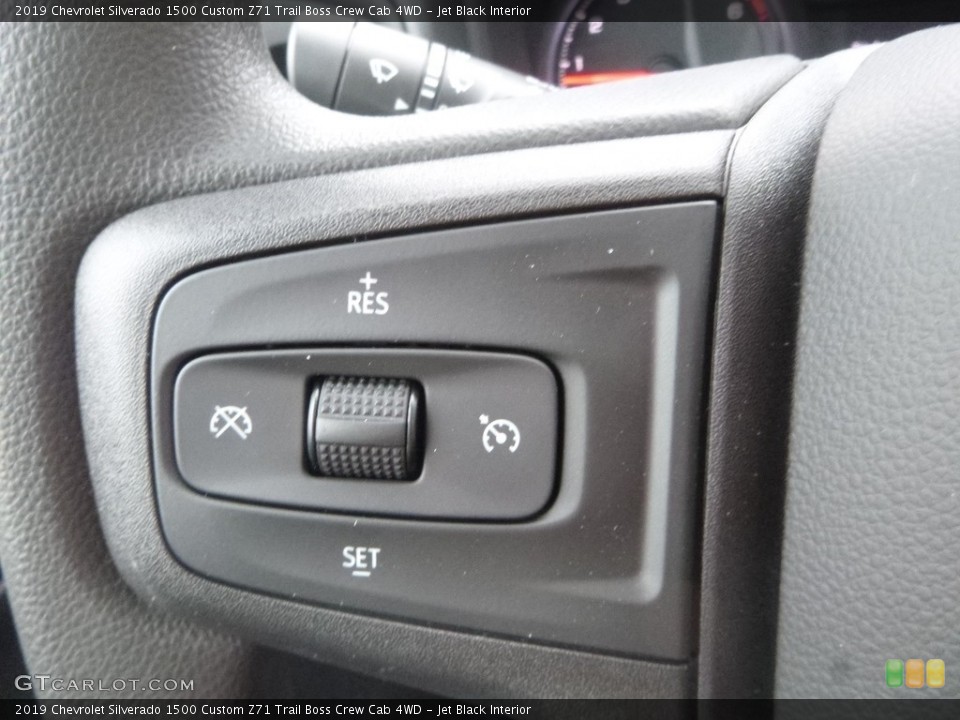 Jet Black Interior Controls for the 2019 Chevrolet Silverado 1500 Custom Z71 Trail Boss Crew Cab 4WD #131962493