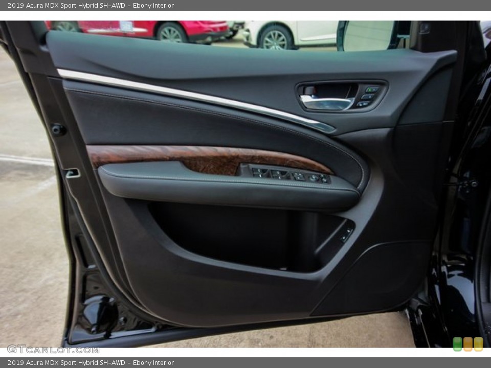 Ebony Interior Door Panel for the 2019 Acura MDX Sport Hybrid SH-AWD #131972627