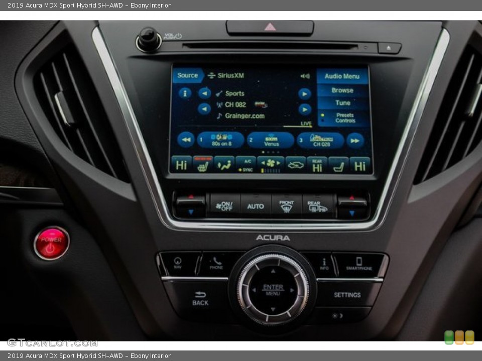 Ebony Interior Controls for the 2019 Acura MDX Sport Hybrid SH-AWD #131972849