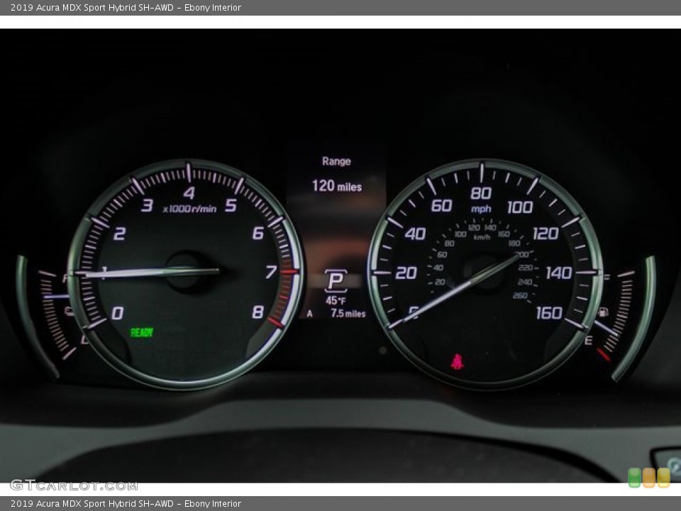 Ebony Interior Gauges for the 2019 Acura MDX Sport Hybrid SH-AWD #131972939