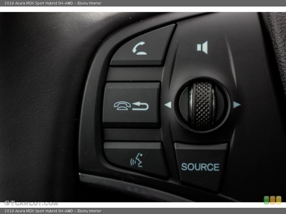 Ebony Interior Steering Wheel for the 2019 Acura MDX Sport Hybrid SH-AWD #131972972