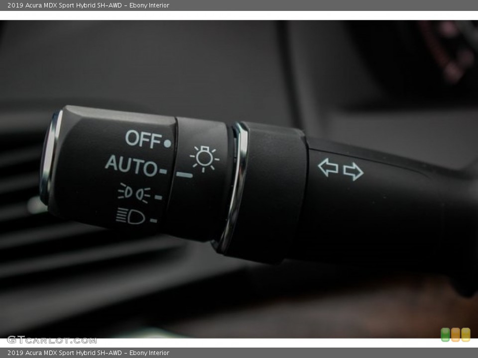 Ebony Interior Controls for the 2019 Acura MDX Sport Hybrid SH-AWD #131973002