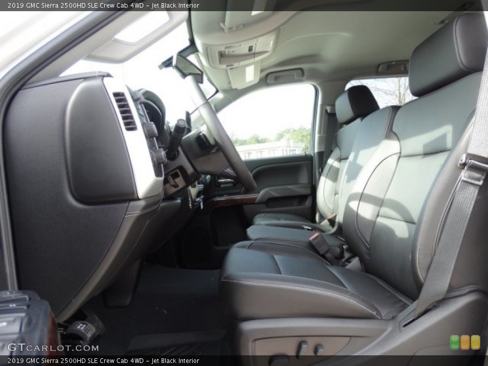 Jet Black 2019 GMC Sierra 2500HD Interiors