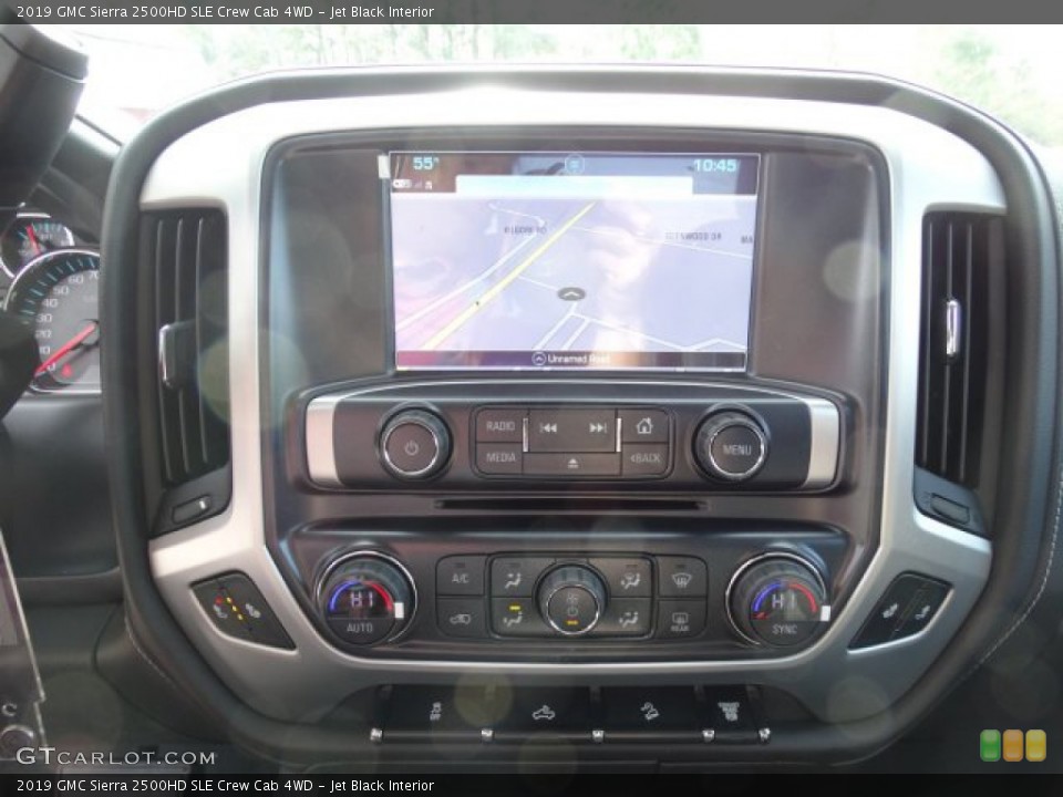 Jet Black Interior Controls for the 2019 GMC Sierra 2500HD SLE Crew Cab 4WD #131974367