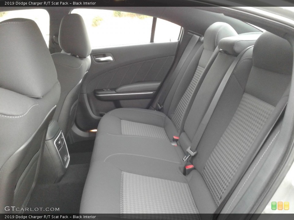 Black Interior Rear Seat for the 2019 Dodge Charger R/T Scat Pack #131989695