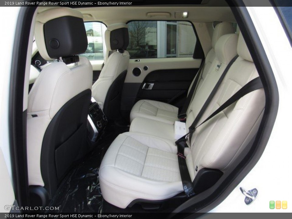 Ebony/Ivory Interior Rear Seat for the 2019 Land Rover Range Rover Sport HSE Dynamic #131999456
